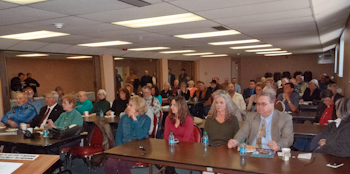  Approximately 75 people attended the public forum presented by GrowRaton, Raton MainStreet and the Raton Chamber of Commerce